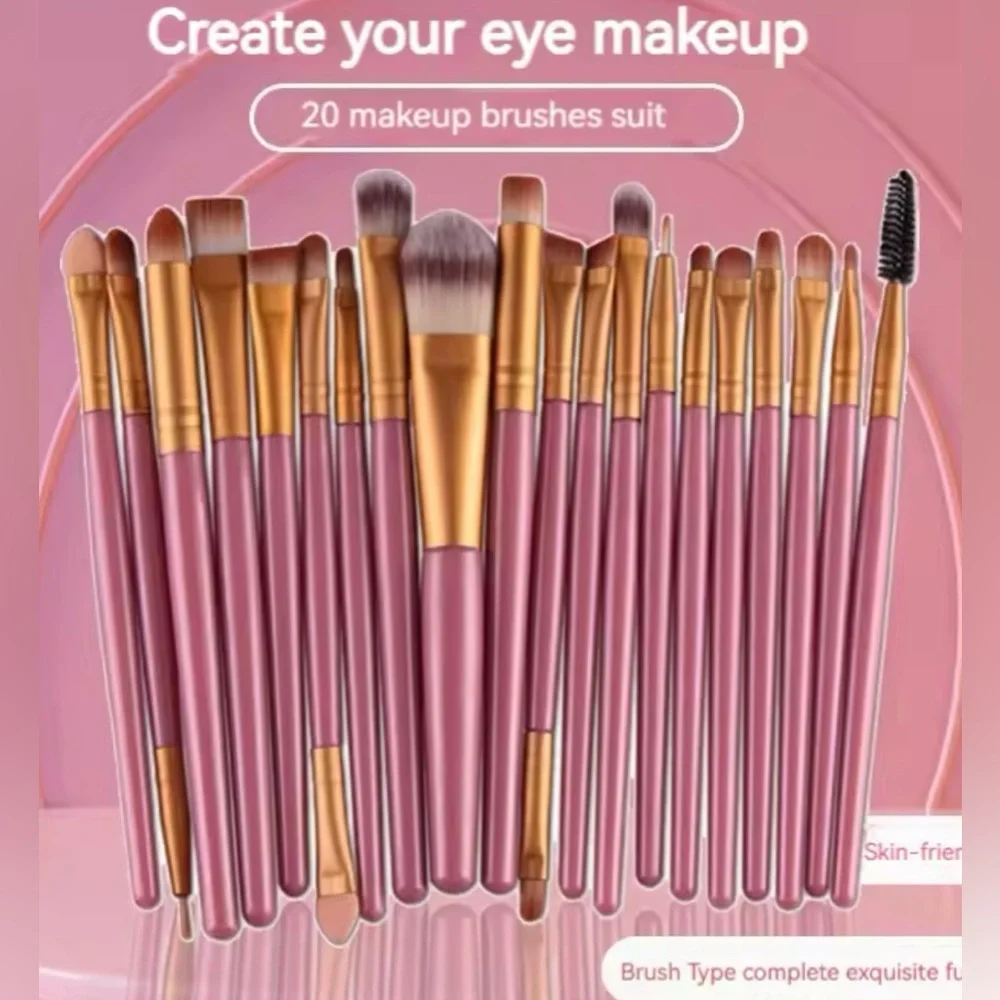20 Piece Makeup Brush Set